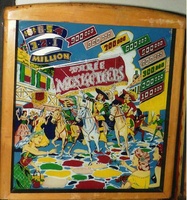 Image # 2434: Three Musketeers Backglass
