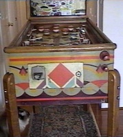 Image # 24286: Three Musketeers Cabinet - Front 
(The front door shown here is not original to this game.)