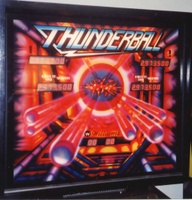 Image # 6549: Thunderball Backglass(Thunderball II) 
(Serial number 584060.)