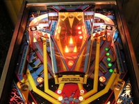 Image # 29150: Thunderball Illuminated Upper Playfield 
(Serial number 584060.)