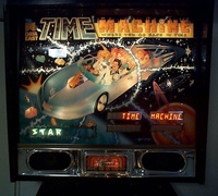 Image # 34256: Time Machine Illuminated Backglass