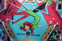 Image # 42219: Time Tunnel Playfield - Detail 
(Serial number unknown.)
