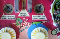Image # 42215: Time Tunnel Playfield - Detail 
(Serial number unknown.)