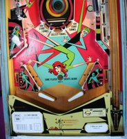 Image # 42214: Time Tunnel Lower Playfield 
(Serial number unknown.)