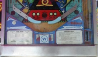 Image # 44824: Time Warp Banana Flippers 
(The wireforms usually located just behind the flippers are missing from this playfield.)