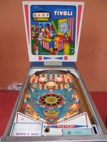 Image # 49623: Tivoli Cabinet - Front View 
(The lower pop bumper does not have the correct cap as shown in the flyer.)