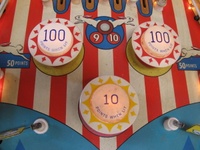 Image # 49626: Tivoli Illuminated Pop Bumpers 
(The lower pop bumper does not have the correct cap as shown in the flyer.)