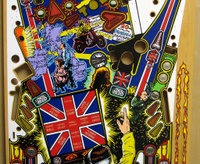 Image # 36818: The Who's Tommy Pinball Wizard Blank Playfield - Middle