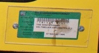 Image # 66534: The Who's Tommy Pinball Wizard Prototype - Operator Sticker