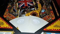 Image # 78859: The Who's Tommy Pinball Wizard Prototype Playfield - White Flipper Blinder 
(Serial number 102959.)