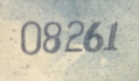 Image # 38757: Top Card Backbox Serial Number 
(Serial number 08261.)