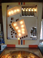 Image # 38756: Top Card Illuminated Backbox Insert 
(Serial number 08261.)