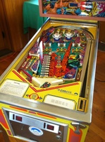 Image # 52421: Totem Playfield 
(All drop targets are down in this image.)