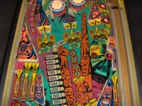 Image # 53428: Totem Sample Game Illuminated Middle Playfield 
(Serial number 01415 S.)
