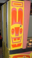 Image # 53430: Totem Sample Game Backbox - Left 
(Serial number 01415 S.)