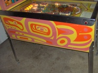 Image # 53432: Totem Sample Game Cabinet - Left 
(Serial number 01415 S.)