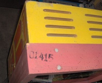 Image # 53436: Totem Sample Game Serial Number 
(Serial number 01415 S is stamped inside the cabinet near the ball shooter rod.)