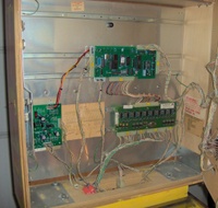 Image # 53438: Totem Sample Game Inside Backbox 
(Serial number 01415 S.)