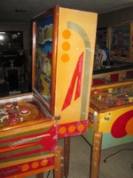 Image # 62874: Trade Winds Taller Backbox 
(The silver trim around the playfield is spray paint added by a previous owner.)