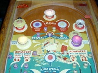 Image # 29136: Trade Winds Upper Playfield 
(Serial number A3958.)