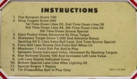 Image # 70308: Trident Instruction Card