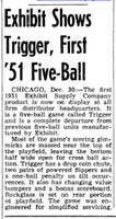 Image # 46580: Trigger Billboard New Game Announcement 
(The Billboard Jan-6-1951, page 43)