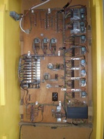 Image # 59563: Triple Action Inside Cabinet 
(The cabinet on this game has been repainted but is included here to show its other features.)