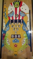 Image # 47978: Triple Strike Stripped Playfield 
(This playfield has a clearcoat finish which is not original to this game.)