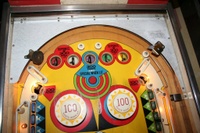 Image # 39358: 2001 Upper Playfield - Light Shields Removed 
(Serial number 05430.)