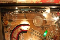 Image # 51445: TX-Sector Whitewood Playfield - Detail 
(Photographed at Chicago Pinball Expo 2011.)