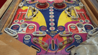 Image # 76119: Utah Lower Playfield 
(This playfield is missing its plastic numbered tower bumper housings.)