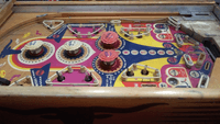 Image # 76112: Utah Playfield 
(This playfield is missing its plastic numbered tower bumper housings.)