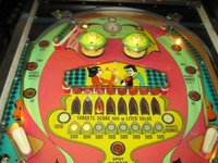 Image # 70653: Valencia Illuminated Upper Playfield 
(Serial number 232856.)