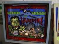 Image # 25992: Vampire Illuminated Backglass 
(Serial number 2275.)