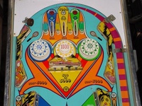 Image # 33135: Volley Sample Game - Upper Playfield 
(Serial number '01049 S'.)