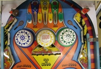 Image # 67340: Volley Sample Game - Upper Playfield 
(Serial number 01026 S.)