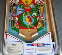Image # 70844: Volley Sample Game - Lower Playfield 
(Serial number 01002 S.)