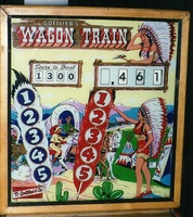Image # 2629: Wagon Train Backglass