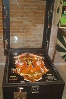 Image # 25717: War Hinged Playfield Glass 
(This playfield version has two kick-out holes.)