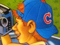 Image # 41949: Whirlwind Translite Detail - Williams Logo Sticker Removed 
(From a game with serial number 574 I335770.)