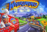 Image # 64869: Whirlwind Original Translite Artwork 
(Artist is John Youssi.Acrylic and gouache on 100% rag illustration board.Dimensions with full bleed 26.86 inches by 18.75 inches.)