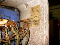 Image # 18394: The Wiggler Inside Early Production Backbox 
(This game is serial number 1077, the 77th game produced.)