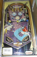 Image # 17189: The Wiggler Playfield 
(The metal pin barely visible in the left-side drop lane is not original to this game and likely was added by an operator.)