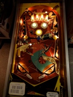 Image # 53450: The Wiggler Illuminated Playfield 
(Serial number 2765.)
