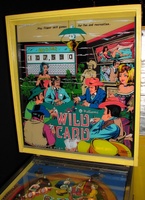 Image # 54322: Wild Card Backglass 
(Serial number 314716.)