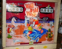 Image # 47193: Wild Wild West Illuminated Backglass