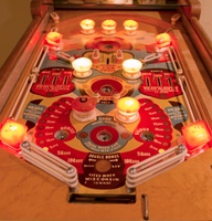 Image # 77428: Wisconsin Illuminated Playfield - Rolldown Version 
(Serial number 3392.)