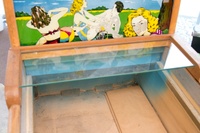 Image # 77434: Wisconsin Upper Playfield Glass - Rolldown Version 
(Serial number 3392.)