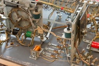 Image # 77441: Wisconsin Under Playfield - Detail - Rolldown Version 
(Serial number 3392.)