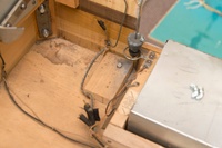 Image # 77449: Wisconsin Inside Cabinet - Detail - Rolldown Version 
(Serial number 3392.)